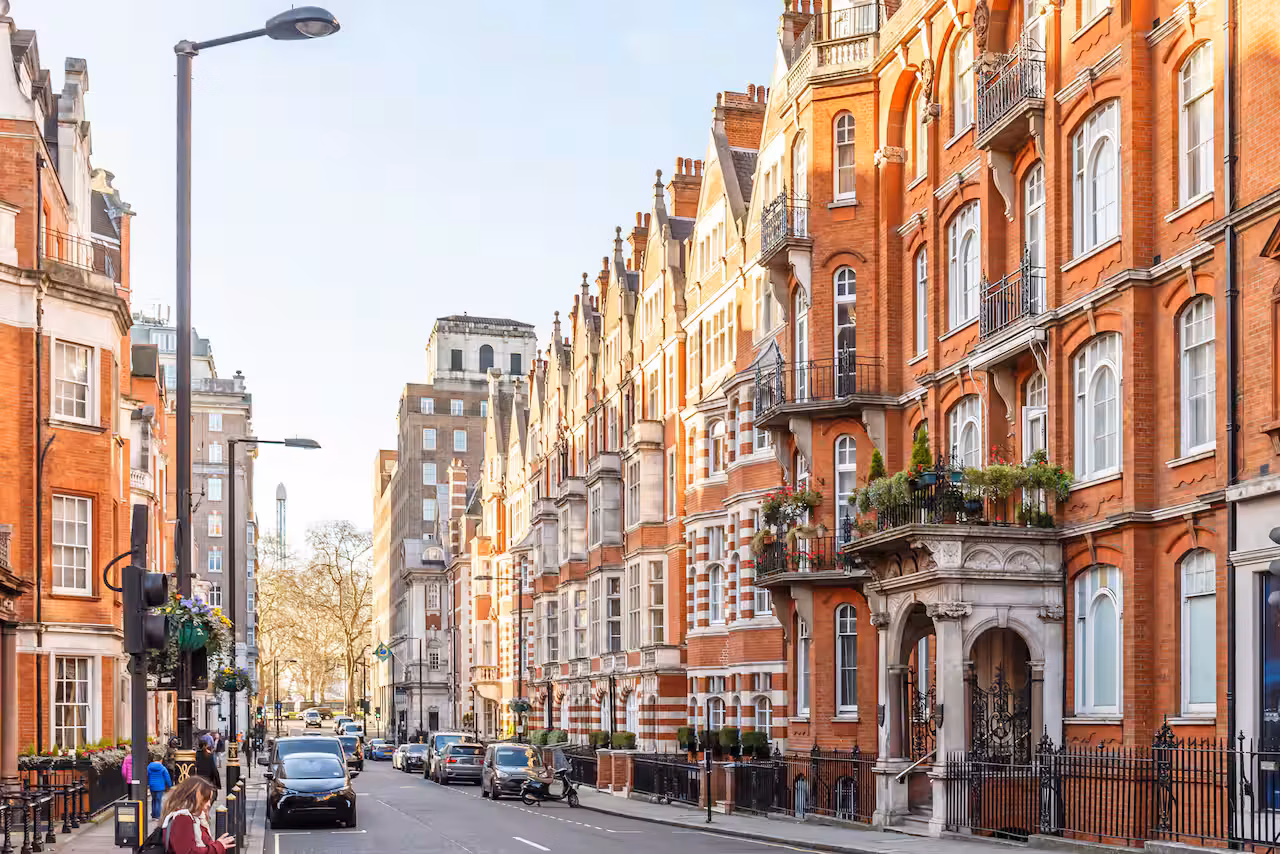 Mayfair in Central London.